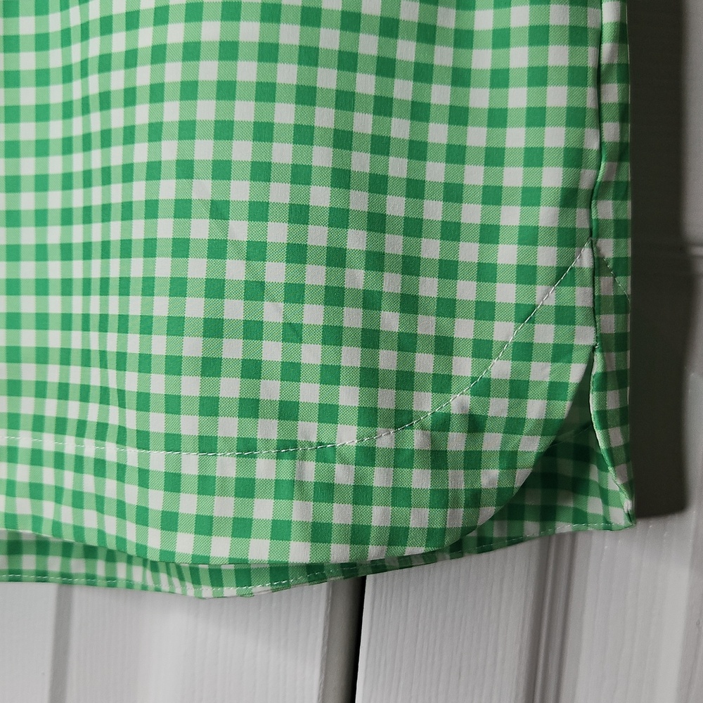 NWT Walter Hagen Performance 11 Knit Skort Green And White Checks Size M - Picture 5 of 8